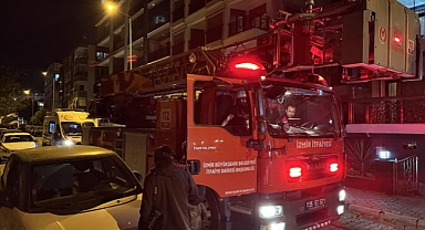 Apartmanda çıkan yangında 3 kişi dumandan etkilendi