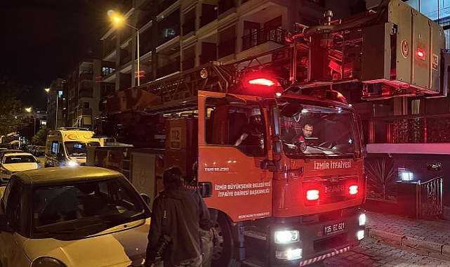 Apartmanda çıkan yangında 3 kişi dumandan etkilendi