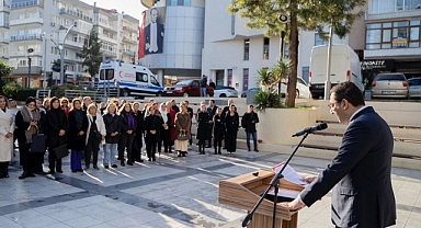 Balçova’dan kadın cinayetlerine tepki