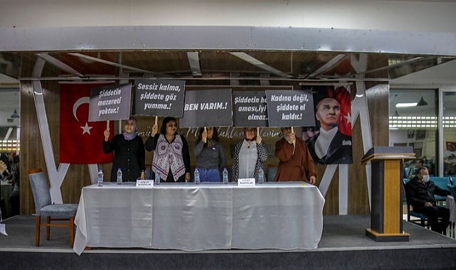 Bayraklı’dan kadına karşı şiddete güçlü mesaj