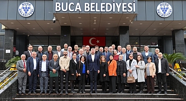 Bucalı muhtarlardan Başkan Görkem Duman’a topyekûn destek