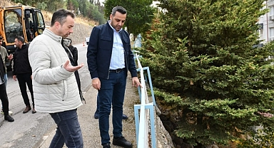 Çiğli'de Heyelan Bölgesine Hızlı Müdahale