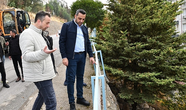 Çiğli'de Heyelan Bölgesine Hızlı Müdahale