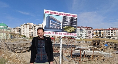 Gediz’de Kuran Kursu İnşaatı Hayırseverlerin Desteğini Bekliyor