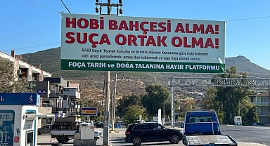 “Hobi Bahçesi Alma Suça Ortak Olma”