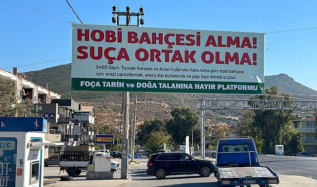 “Hobi Bahçesi Alma Suça Ortak Olma”