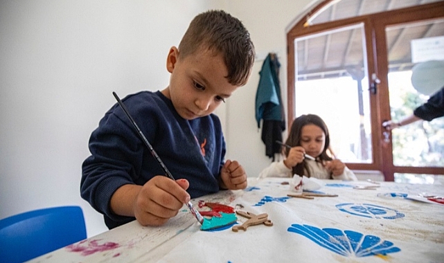 Öğrenciler ara tatilde Evrensel Çocuk Merkezi’nde buluştu