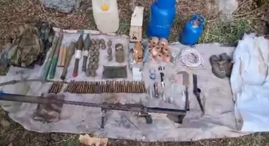 Pençe Kilit'te teröristlere ait silah ve malzemeler ele geçirildi