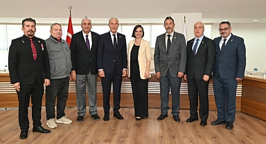 TEMAD tam kadro Başkan Helil Kınay’ı ziyaret etti
