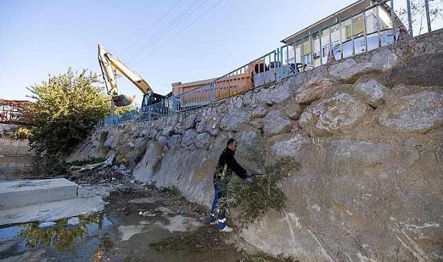 “Temiz Körfez” için derelerde temizlik seferberliği