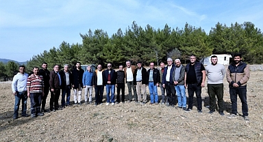 Üreticiye destek için buğday ekimi yapıldı