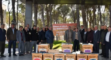 2 Bin Arı Kovanı Üreticiyle Buluştu