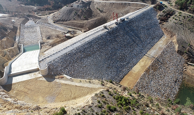 Alaağaç Barajı’nda işlem tamam