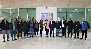 Başkan Kınay’a teşekkür ziyareti