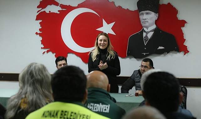 Başkan Mutlu belediye çalışanlarının yeni yılını kutladı