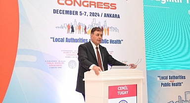Başkan Tugay, Ulusal Halk Sağlığı Kongresi’nde konuştu