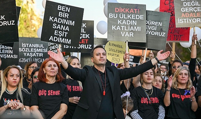 Bornova’da kadına karşı şiddetle mücadeleye destek