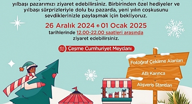 Çeşme’de Yeni Yıl Coşkusu: Yılbaşı Panayırı Başlıyor