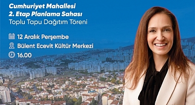 Cumhuriyet Mahallesi’nde 700 vatandaşa tapu müjdesi!