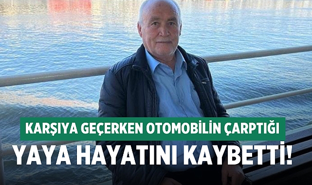 Denizli'de otomobilin çarptığı yaya öldü