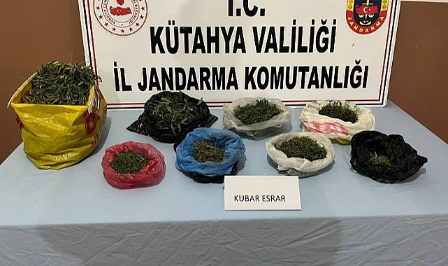 Gediz'de uyuşturucu operasyonu