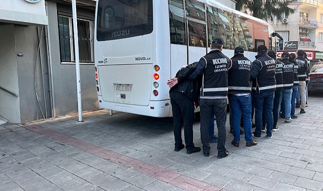 İzmir'de Suç Örgütüne Darbe: 7 Tutuklama