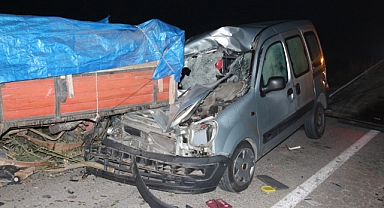 Manisa'da trafik kazasında 1 kişi öldü