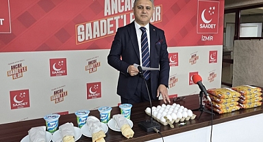 Saadet Partisi’nden tavuk dönerli, yumurtalı, sakızlı tepki