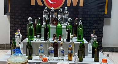 Sahte içki operasyonunda 1 şüpheli yakalandı