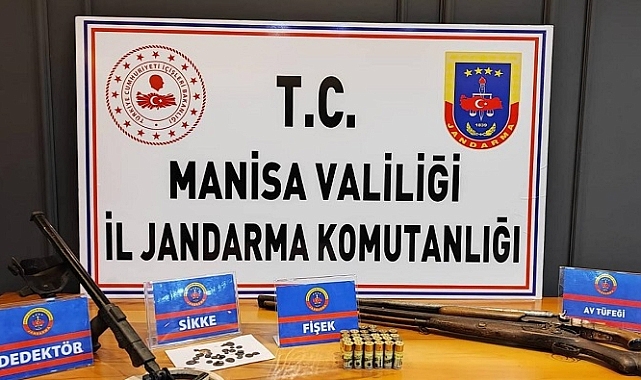 Salihli'de tarihi eser operasyonu
