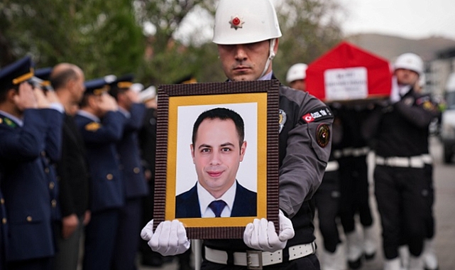Şehit polis memuru son yolculuğuna uğurlandı