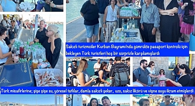 Türkler Yunan Adalarında Evinde Gibi