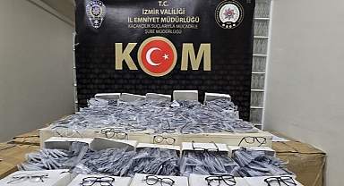 14 bin gümrük kaçağı gözlük ele geçirildi