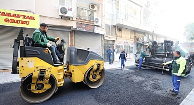 Asfalt ve kaldırım çalışmaları hız kesmiyor
