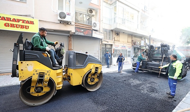 Asfalt ve kaldırım çalışmaları hız kesmiyor