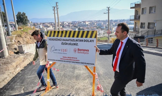 Başkan Eşki'den ulaşıma estetik dokunuş