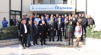 Başkan Tugay İZBETON işçileriyle buluştu