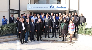Başkan Tugay İZBETON işçileriyle buluştu