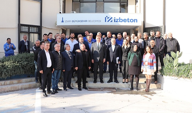 Başkan Tugay İZBETON işçileriyle buluştu