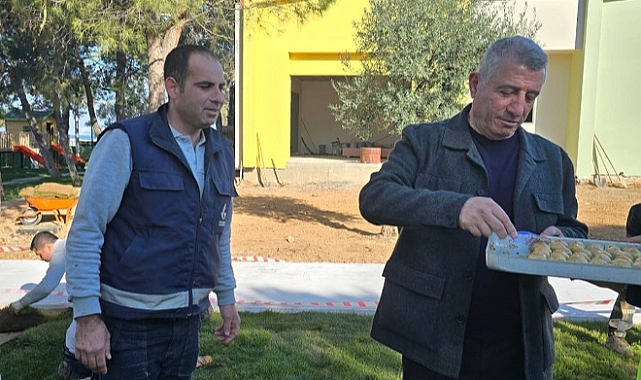 Başkandan Baklavalı Teşekkür