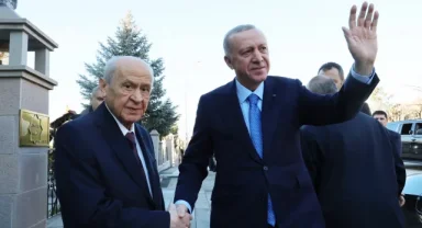 Cumhurbaşkanı Erdoğan Bahçeli ile buluştu