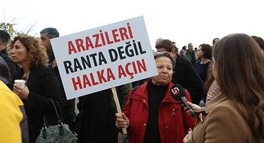 Güzelbahçe’de İmar Rantı Protestosu