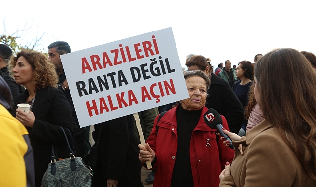 Güzelbahçe’de İmar Rantı Protestosu