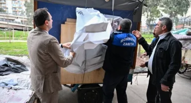 İzmir Bornova'da viyadükaltı pazaryerine düzenleme