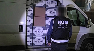 İzmir'de 1 milyon 989 bin makaron ele geçirildi