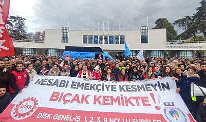 İzmir'de belediye iştiraki iki şirketin çalışanları iş bıraktı