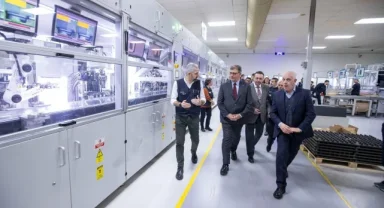 Başkan Tugay'dan İtalyan devi firmana tesis ziyareti