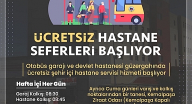 Kemalpaşa’da Ücretsiz Hastane Seferleri Başlıyor