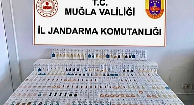 Muğla'da 346 şişe gümrük kaçağı parfüm ele geçirildi