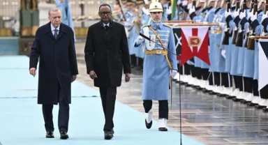 Ruanda Cumhurbaşkanı Paul Kagame Ankara'da